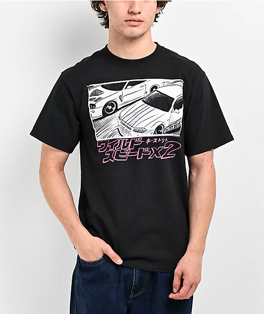 Key Street x Fast & Furious Manga Black T-Shirt