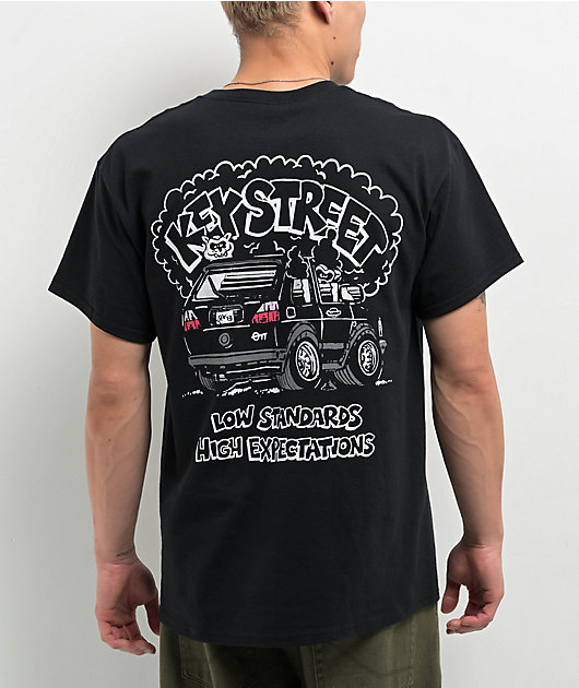 シャツ k.sstore Key Street x Freakorico Hot Box Black T-Shirt | Zumiez