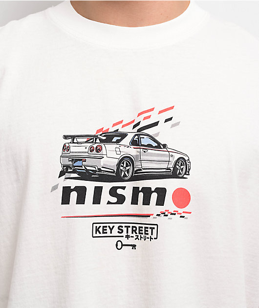 Key Street x NISMO GT-R White T-Shirt