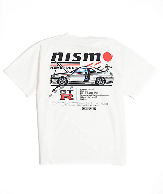 Key Street x NISMO GT-R White T-Shirt