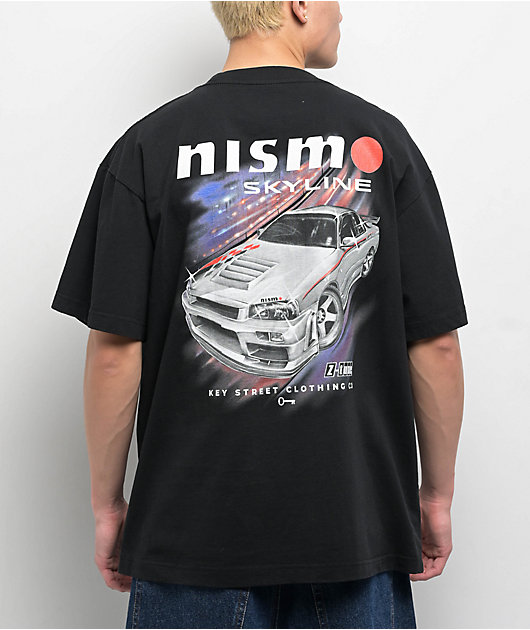 Key Street x NISMO Skyline Black T-Shirt | Zumiez