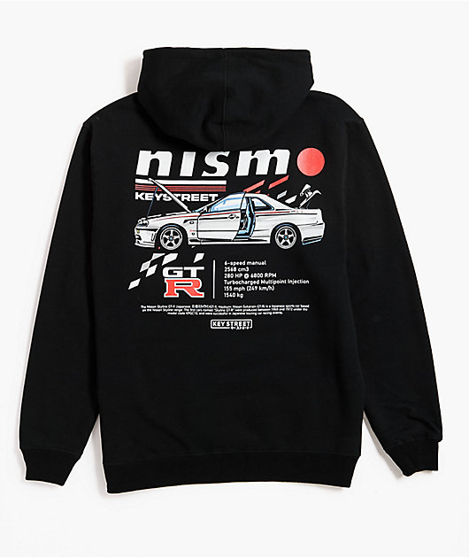 Key Street x Nismo GTR Black Hoodie