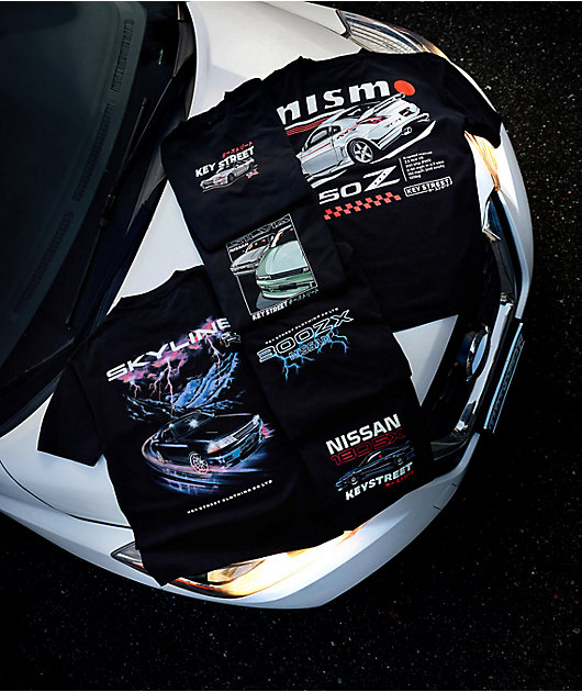 Key Street x Nissan 300ZX Black T-Shirt | Zumiez