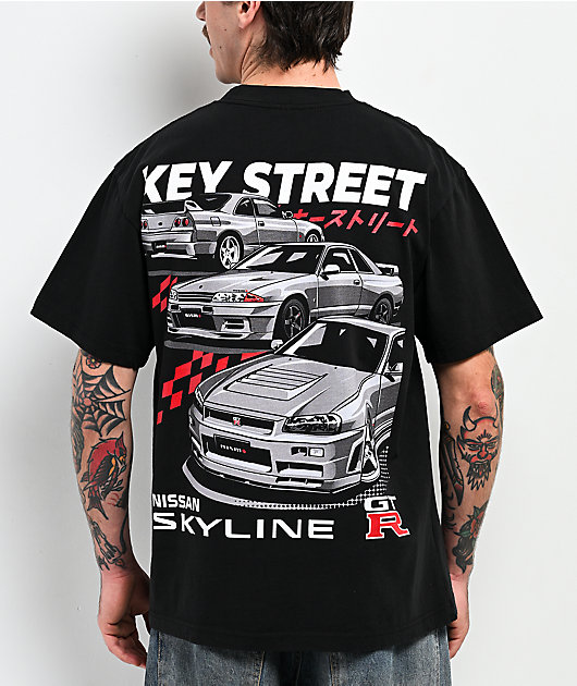 Key Street x Nissan Generations Black T-Shirt | Zumiez