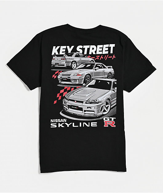 Key Street x Nissan Kids Generation Black T-Shirt | Zumiez