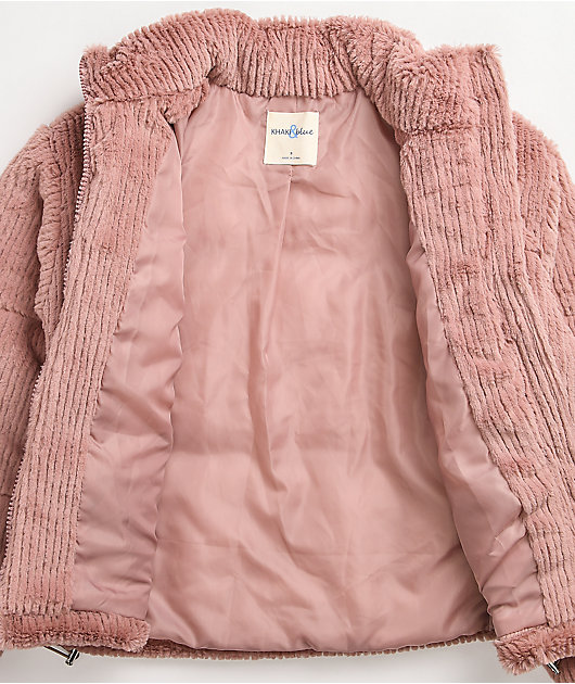 eaphi　CORDUROY PUFFY JACKET Amazon.com: Women Corduroy Puffer Jacket Full Zip Puffy