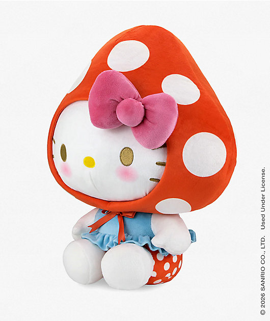Kidrobot x Hello Kitty Mushroom Plush Toy