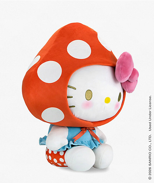 Kidrobot x Hello Kitty Mushroom Plush Toy