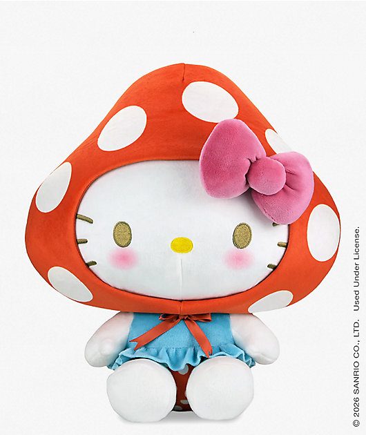 Kidrobot x Hello Kitty Mushroom Plush Toy