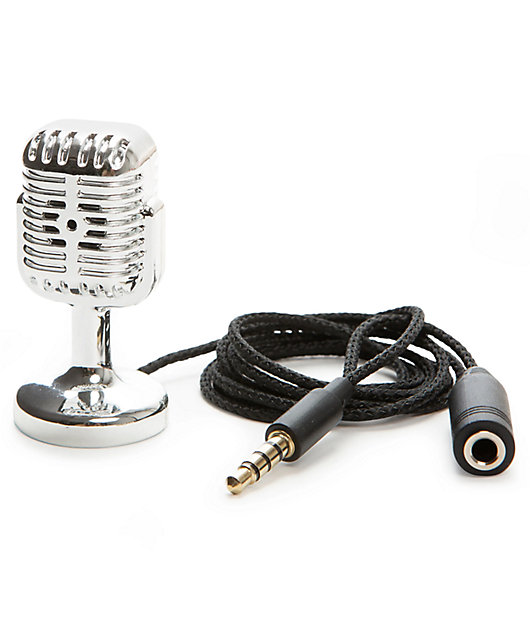 Kikkerland Design Karaoke Mini Microphone