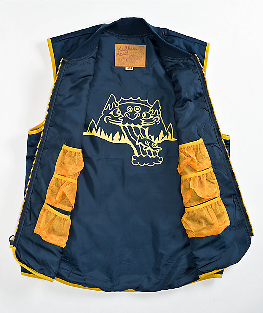 Killer Acid 6 Pack Navy & Yellow Vest | Zumiez
