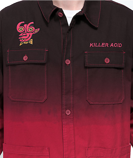 black long sleeve button up shirt mens