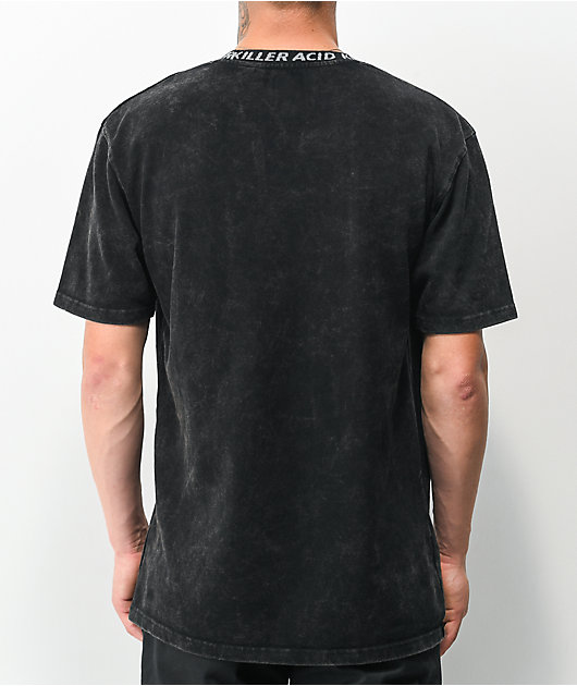 black mineral wash shirt