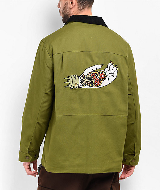 Killer Acid Freaks Of Nature Olive Chore Jacket