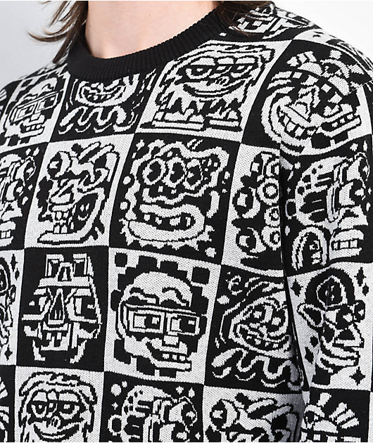 Killer Acid Heads Black Sweater