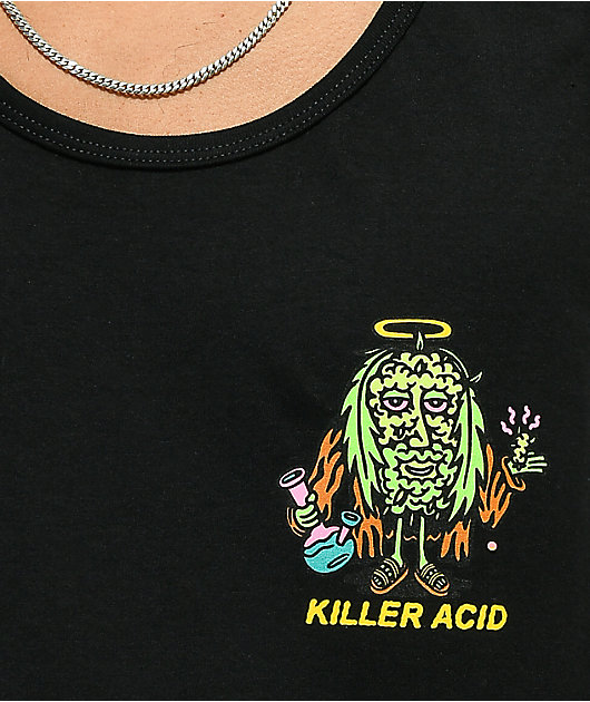 Killer Acid Jesus Bud camiseta sin Mangas negra