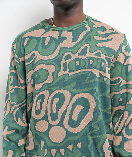 Killer Acid Jungle Vibes Green Sweater | Zumiez