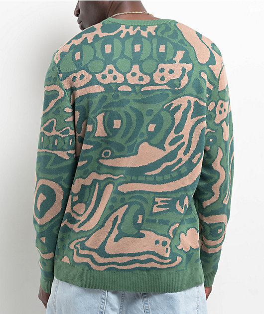 Killer Acid Jungle Vibes Green Sweater | Zumiez