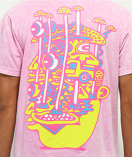 Killer Acid Looking Through You camiseta rosa lavado