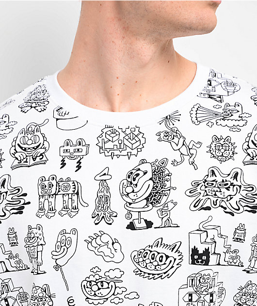 Killer Acid Los Gatos White T-Shirt