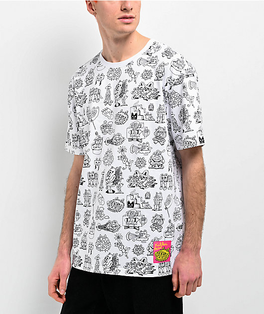 Killer Acid Los Gatos White T-Shirt