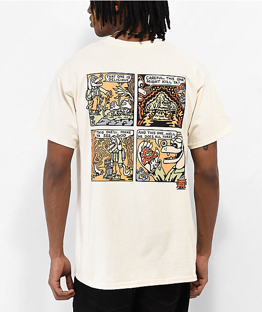 Killer Acid Mushroom Finder Sand T-Shirt