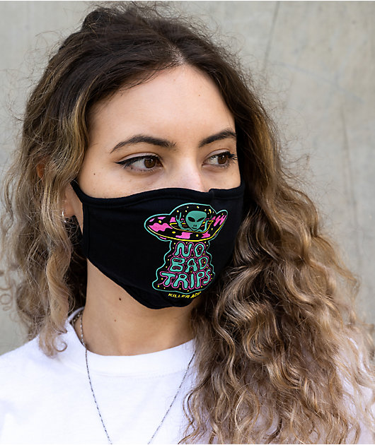 Killer Acid No Bad Trips Black & Mint Face Mask