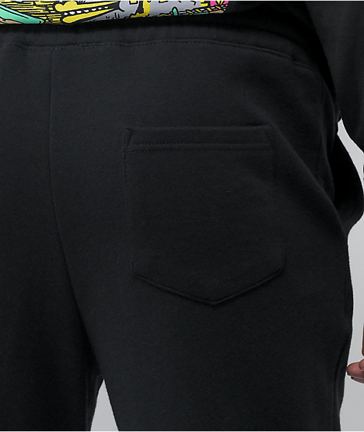 Killer Acid No Bad Trips Black Jogger Sweatpants