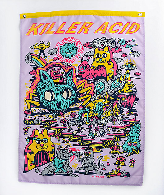 Killer Acid Spaced Invaders pancarta