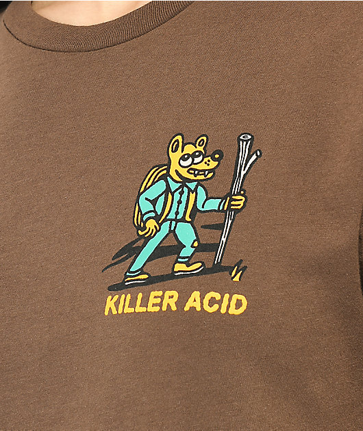 Killer Acid Take A Hike Camiseta color castaña