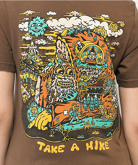 Killer Acid Take A Hike Camiseta color castaña