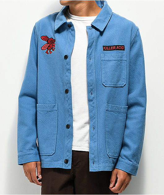 Killer Acid Work All Day Blue Chore Jacket