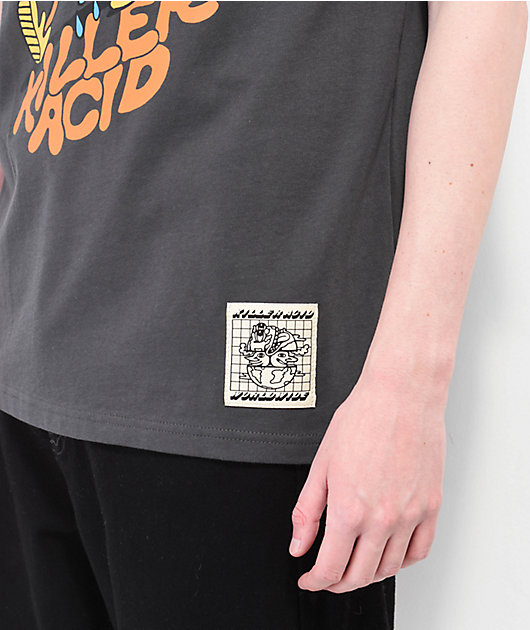 Killer Acid dusk Till Dawn Black Wash T-Shirt