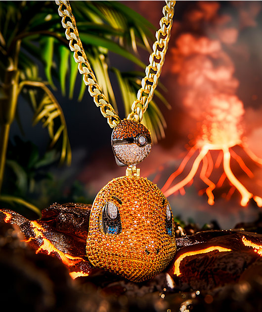 King Ice | Pokemon Charmander Necklace