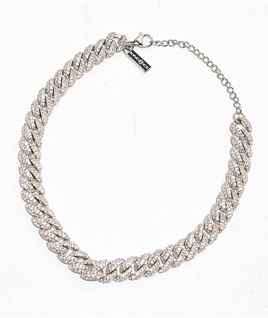 【King Ice】☆新作☆ 5mm Miami Cuban Choker Set 5mm Miami Cuban Link Chain Choker Set | Hip Hop Jewelry