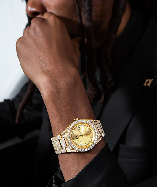 King Ice Arctic III Gold Analog Watch