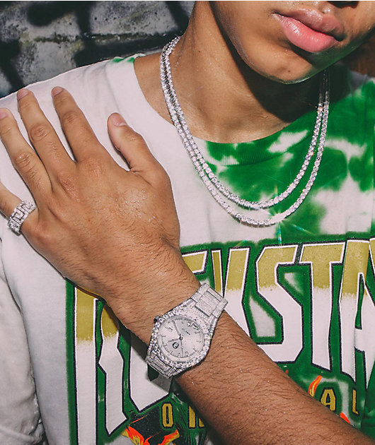 King Ice Arctic III White Gold Analog Watch | Zumiez