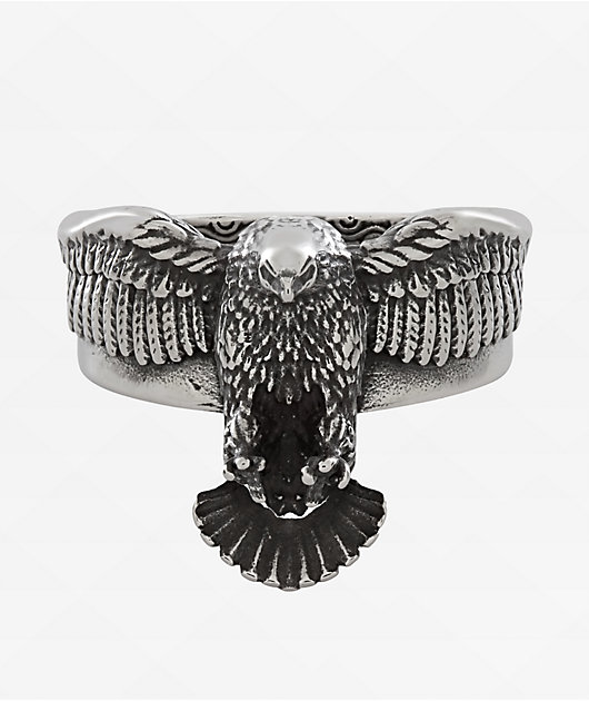 King Ice Biker Eagle Stainless Steel Ring