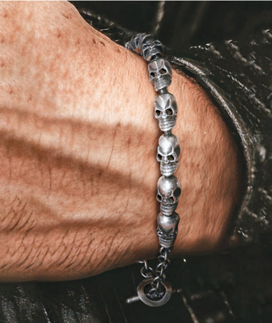 King Ice Skull Stainless Steel Bracelet