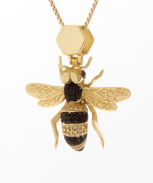 King Ice The Queen Bee Necklace