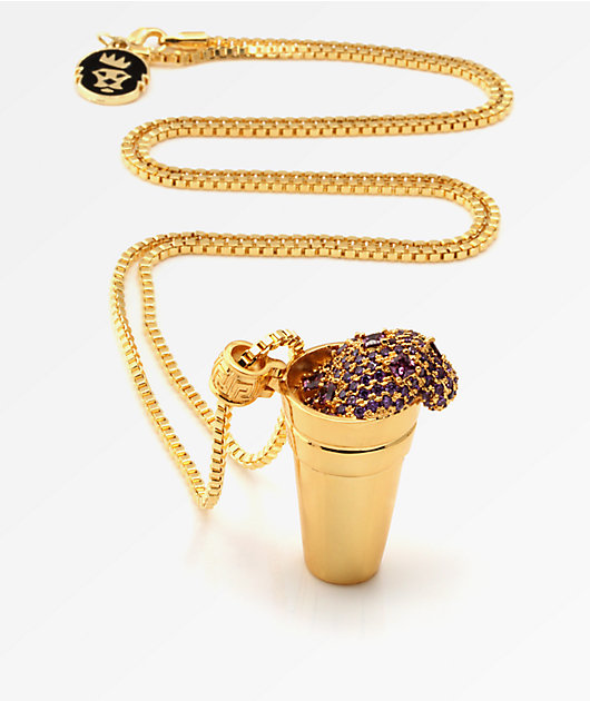 King Ice X Snoop Dogg The Purple Drank Necklace