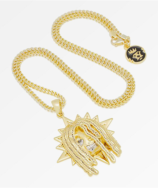 King Ice x Chief Keef Glo Chief 14K Gold Necklace | Zumiez.ca