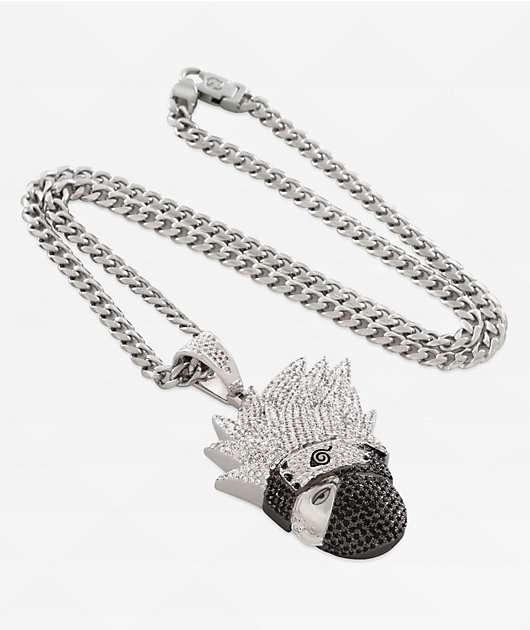 King Ice x Naruto Kakashi Necklace | Zumiez