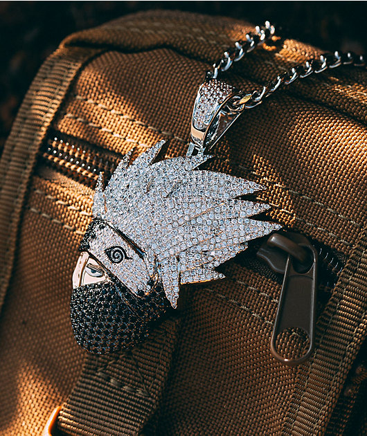 King Ice x Naruto Kakashi Necklace | Zumiez