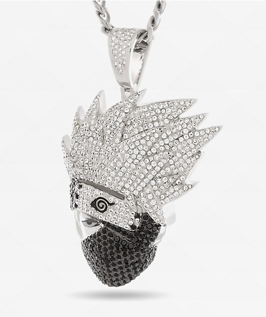 【King Ice】Naruto x Ninja クナイ刃 ネックレス Ninja Tool Necklace | Naruto Streetwear Jewelry | King Ice