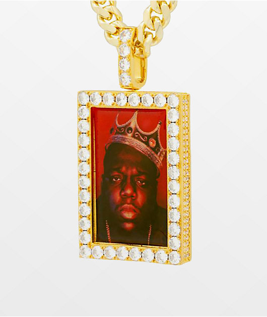 King Ice x Notorious B.I.G. King Of NY Gold Chain Necklace