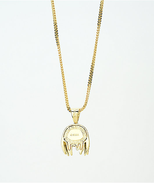 King Ice x Sonic Knuckles 20%22 Gold Chain Necklace 357915 back US