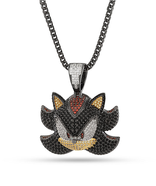 King Ice x Sonic Shadow 20" Black Chain Necklace