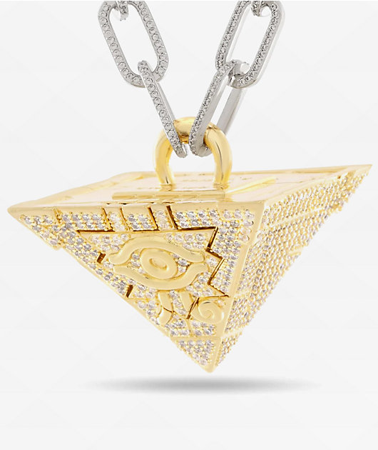 King Ice x Yu Gi Oh! Iced Millenium Puzzle Necklace | Zumiez