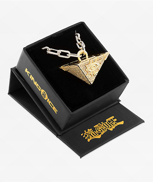 King Ice x Yu Gi Oh! Iced Millenium Puzzle Necklace | Zumiez